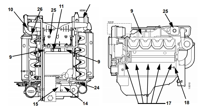 Engine Scania DSI14 2 - Engine Scania DSI14